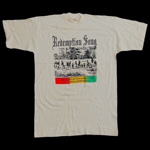 Vintage Super T's Bob Marley Redemption‎ Song Shirt Bootleg XL